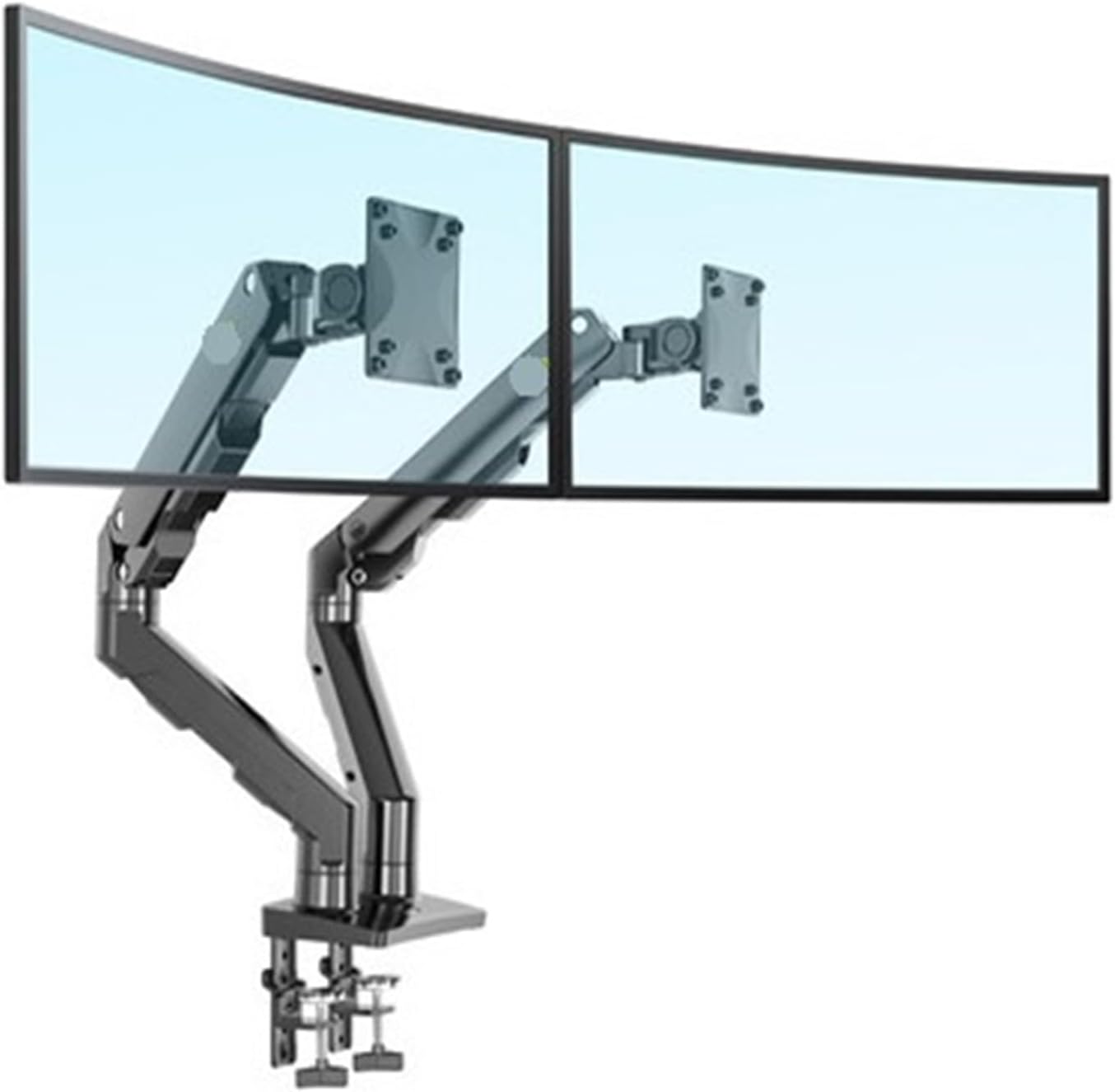 G55 mechanical spring 27-inch-45-inch 42-inch large dual-screen display desktop stand 360 rotation 5-16 kg ultra-wide curved screen