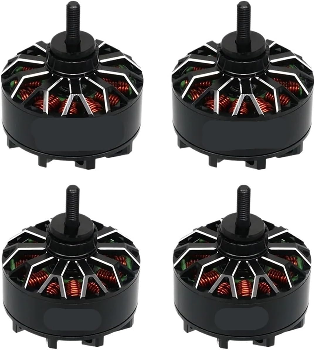 4pcs/lot ，Compatible for Angel X5215 5215 KV300 KV500 4-8S Brushless Motor 4mm Shaft for RC FPV Drone Parts Accessories(X5215 330KV Motor)