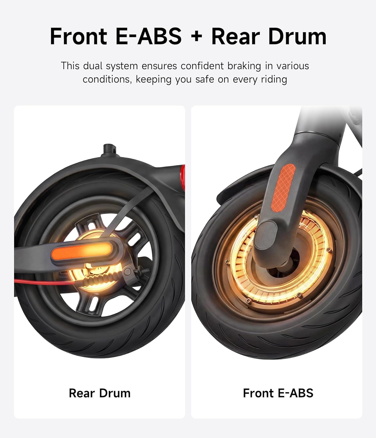 NAVEE V50/V25 Electric Scooter for Adults, Max 20/19 MPH & 40/31/25/15.5 Miles, 900W/700W/600W Max Power, 10