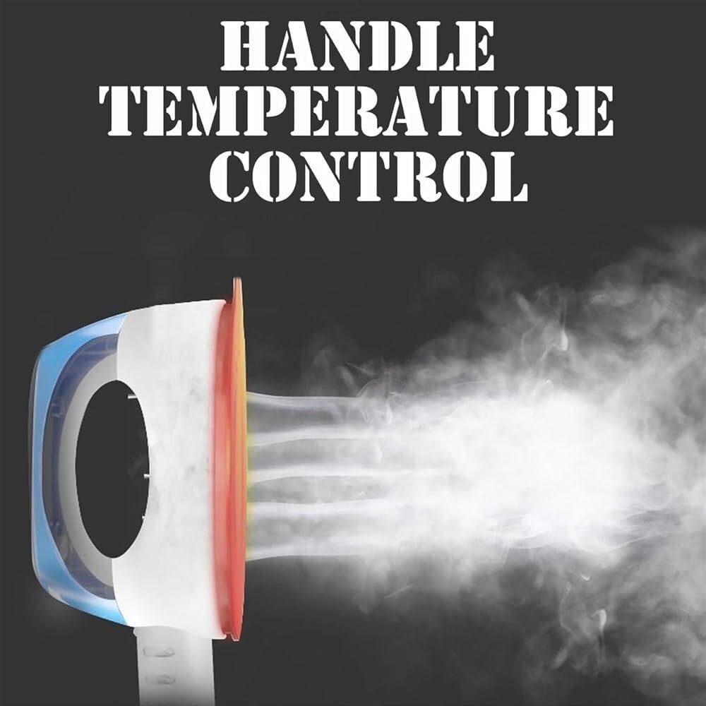 Professional Vertical Garment Steamer Double Pole Stretchable with 70-Ounce Water Tank Built-in Ironing Board and Garment Hanger Household 1800W Small Iron Handheld Ironi