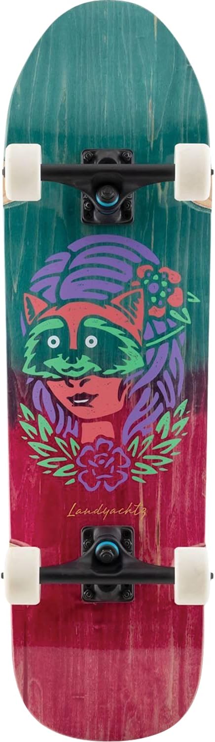 Universo Brands, Landyachtz - ATV Perfecto Raccoon Complete Skateboard - 9.02x32