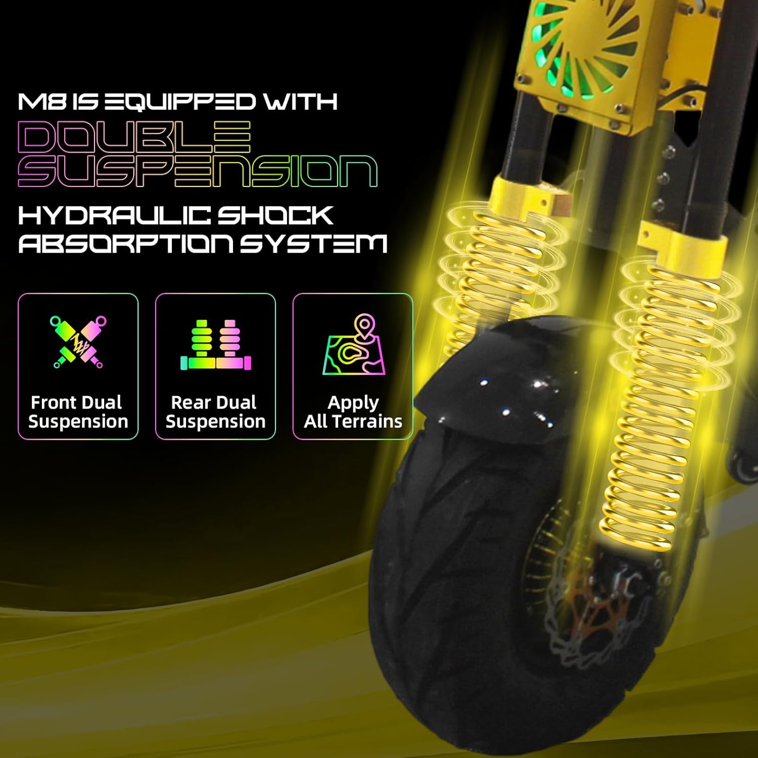 Electric Scooter for Adults 10000W Dual Motor, 13