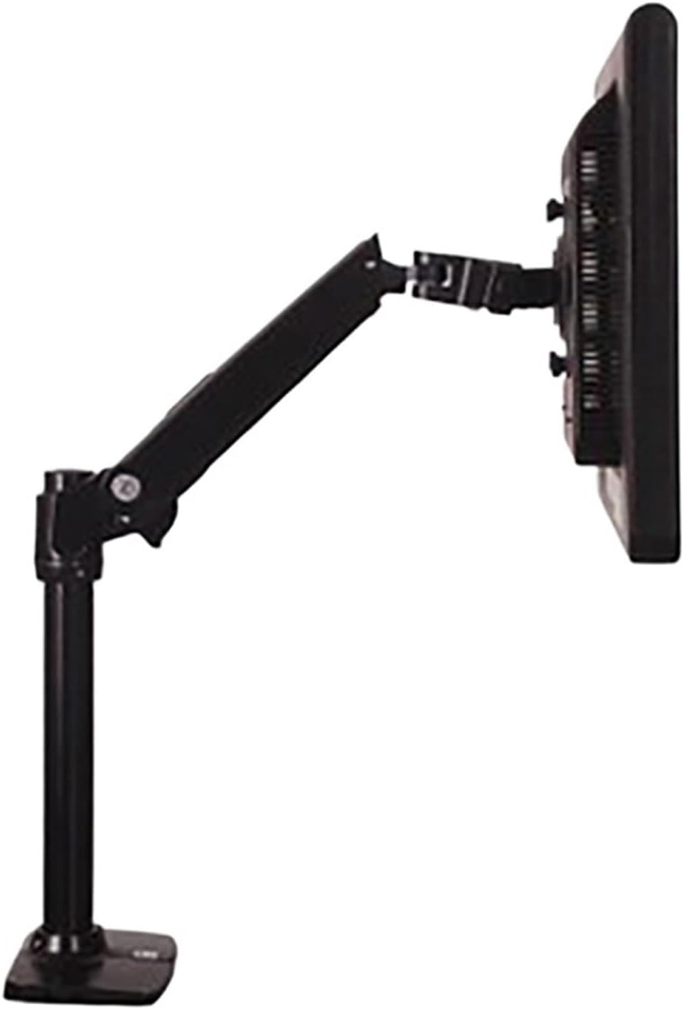 XSJ8011C Desktop Full Dynamic 17-32 Inch Monitor Stand Mounting Mechanical Spring Arm Aluminum Monitor Stand Bearing 10kg(Black with 30cm pole)