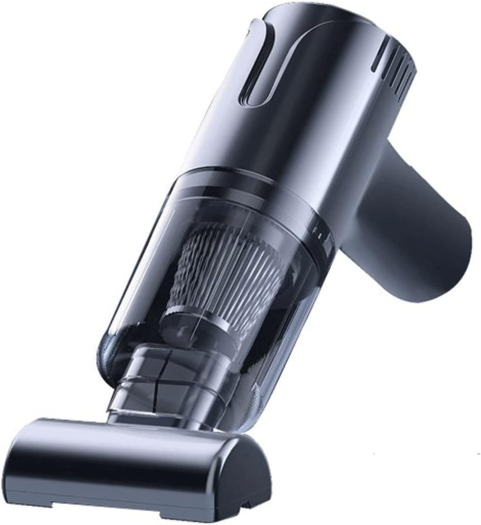 PacuM Hand held Vacuum Handeld Car Vacuum Cleaner Portable Car Vacuum Cleaner Strong Suction USB Cordless Cleaner for Car Home (Color : Black)
