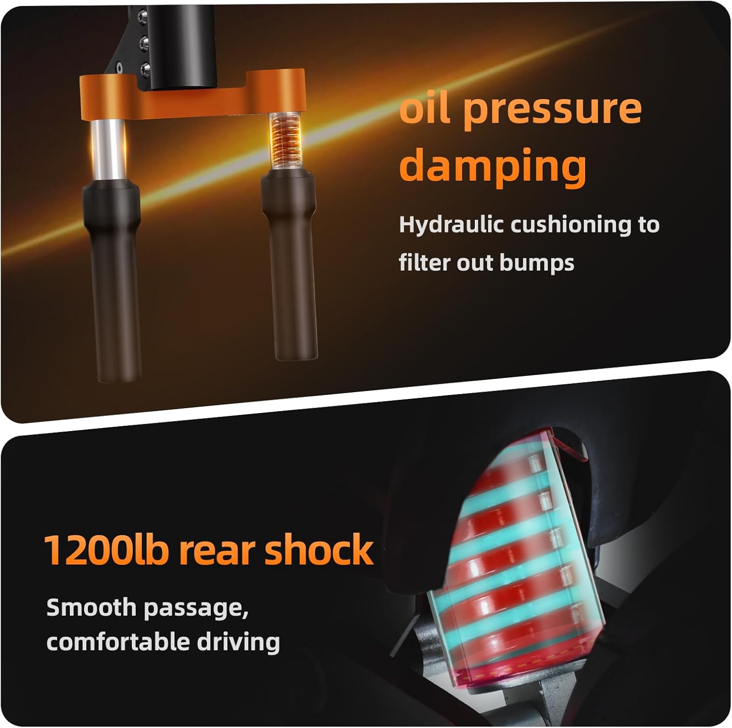 Electric Scooter Adults Peak 5600W Dual Motors Top Speed 45MPH，33Ah Battery Range 75 Miles， with Non-Zero Start 10