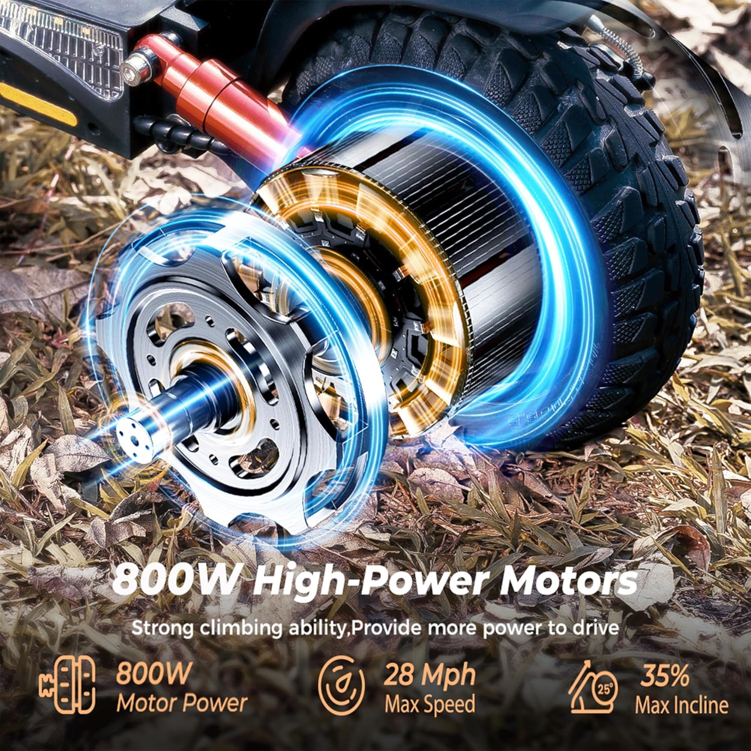 iScooter Electric Scooter Adults, 900W Motor E Scooter with 28MPH Top Speed & 25 Miles Range, 10