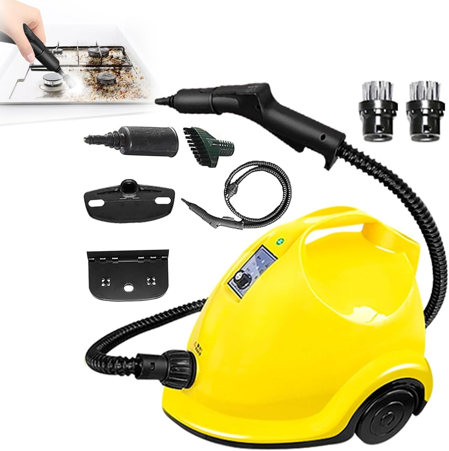 Handheld Steam Cleaner, Powerful Multifunctional Steam Machine, High Temperature Steam, for Cleaning Carpets, Ovens