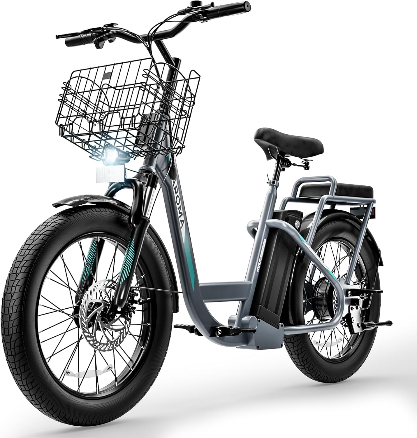Caroma Peak 500W/800W/1200W Electric Scooter with Seat, 20