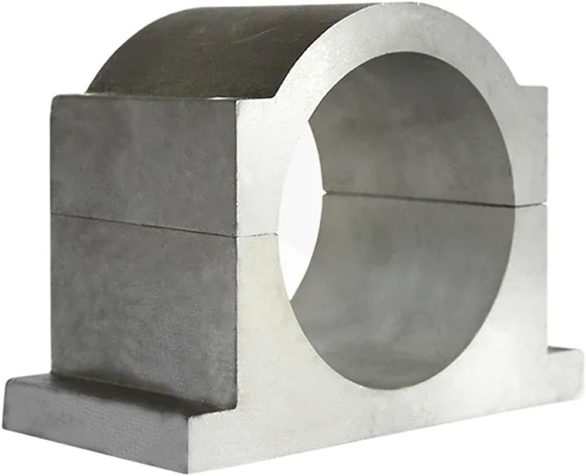 120MM 125MM Cast Aluminum Spindle Motor Holder Mount CNC Spindle Fixture Mounting Bracket Clamp for 4.5KW 5.5KW Spindle(120mm)