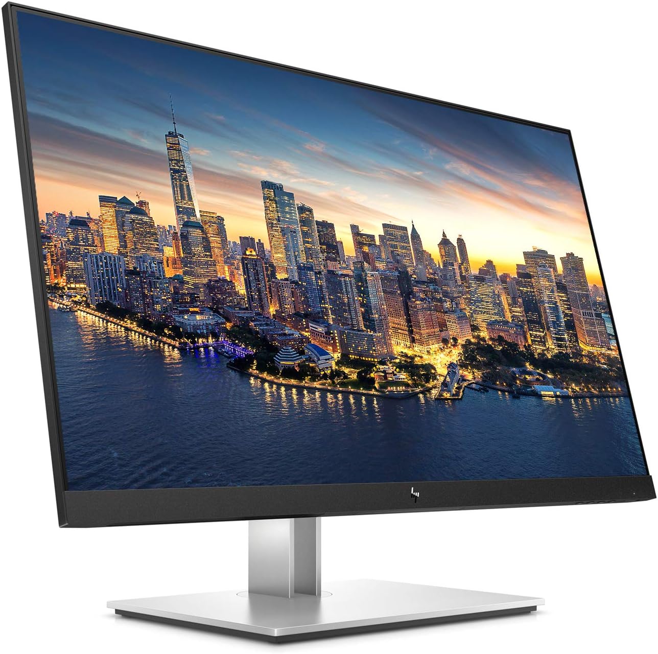 HP EliteDisplay E27q G4 27 Inch QHD IPS Office Monitor Bundle with HDMI, Blue Light Filter, Bluetooth Magnetic Pro Travel Friendly Speakers, MK270 Wireless Keyboard and Mouse, and Gel Pads