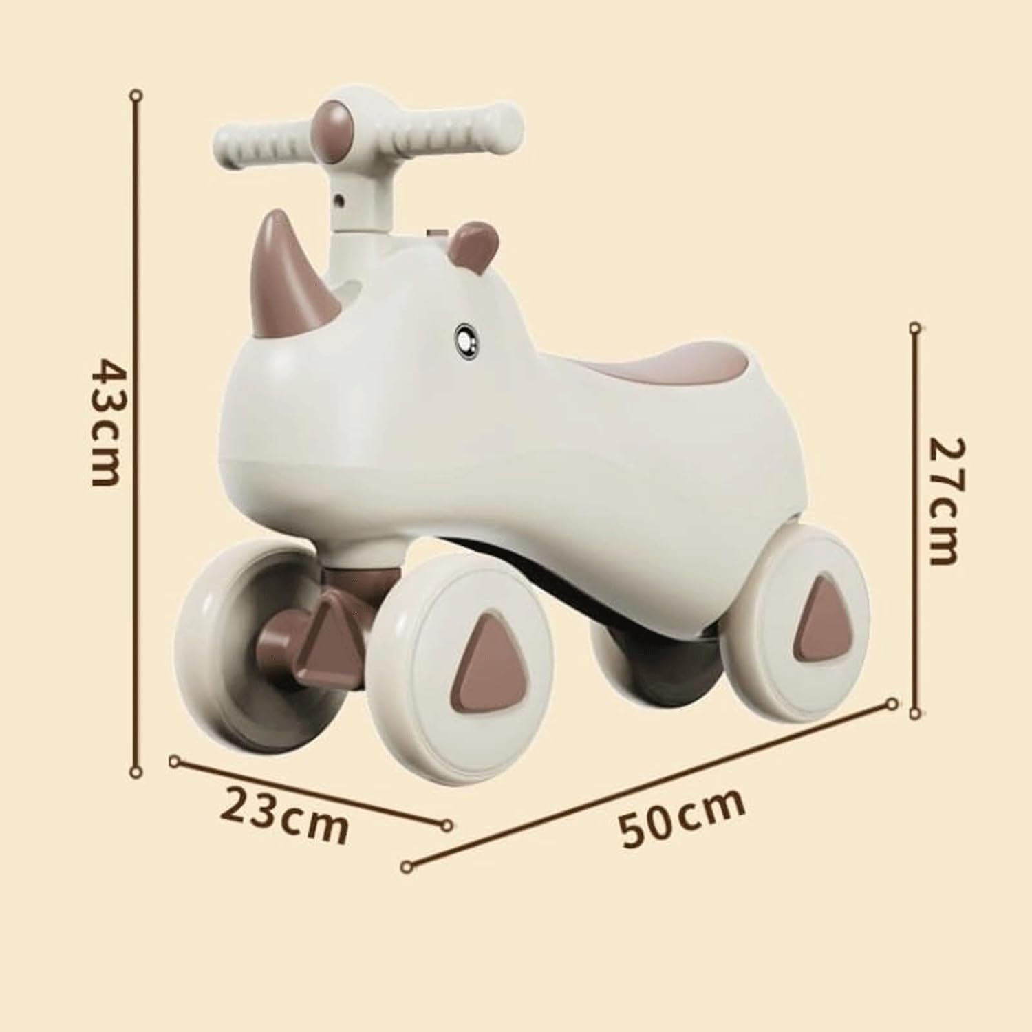 Bicycles Wiggle Car for Kids Unicorn Balance Bike No Pedal Push Car Indoor Outdoor Ride On Toys for Boys and Girls(Pink,with Music Light)