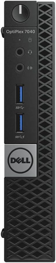 Dell OptiPlex 7040 Micro Form Factor Desktop Intel Core i7-6700T Quad-Core 16GB RAM 512GB SSD Windows 11 Pro (Renewed)