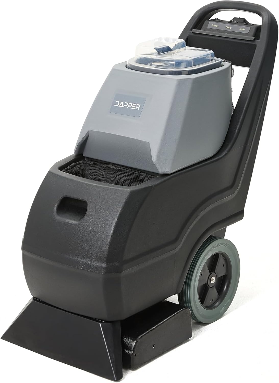 Dapper Supply Commercial Carpet Cleaner Extractor 10-Gal Solution Tank 8-Gal Recovery Tank, 18” Cleaning Path, Low Noise Powerful Carpet Cleaner for Hotels, Offices, Large Areas & Professional Use