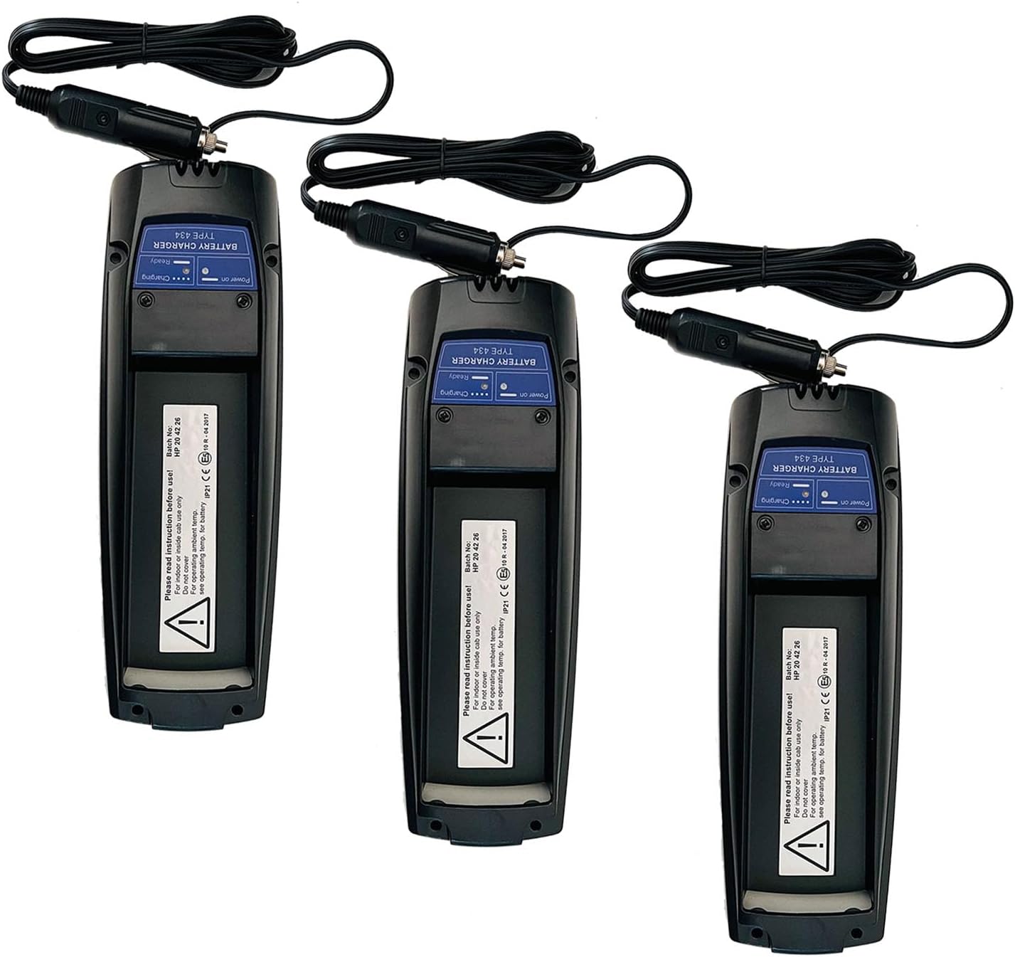 [3 Pack] 10-24V 434 Battery Charger for 7.2V 590 592 593 960 EEA4291 Battery