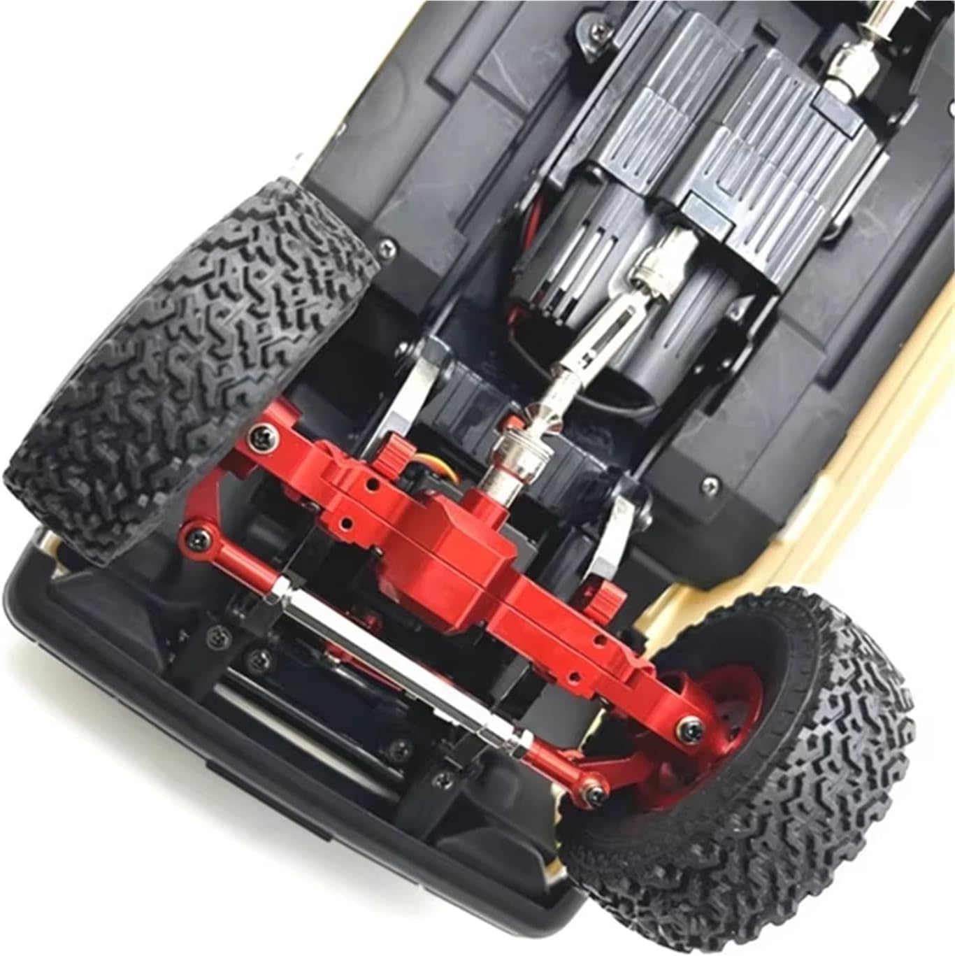 Compatible with WPL C74 1/10 RC Car Upgrade Parts Spare Replacement Accessories Metal Axle Servo for Seat Wheel Hub Drive Shaft RC Car Part Accessories