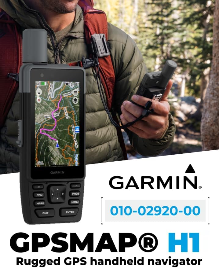 Garmin GPSMAP H1, Premium GPS Handheld Navigator w/ 3.5
