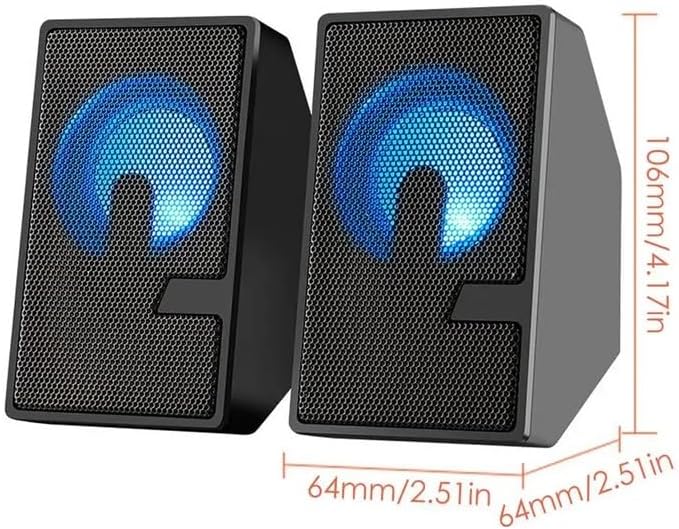 Computer Speaker Surround Sound System Speakers Gaming Deep Bass Wired Speaker for Laptop PC Theater TV