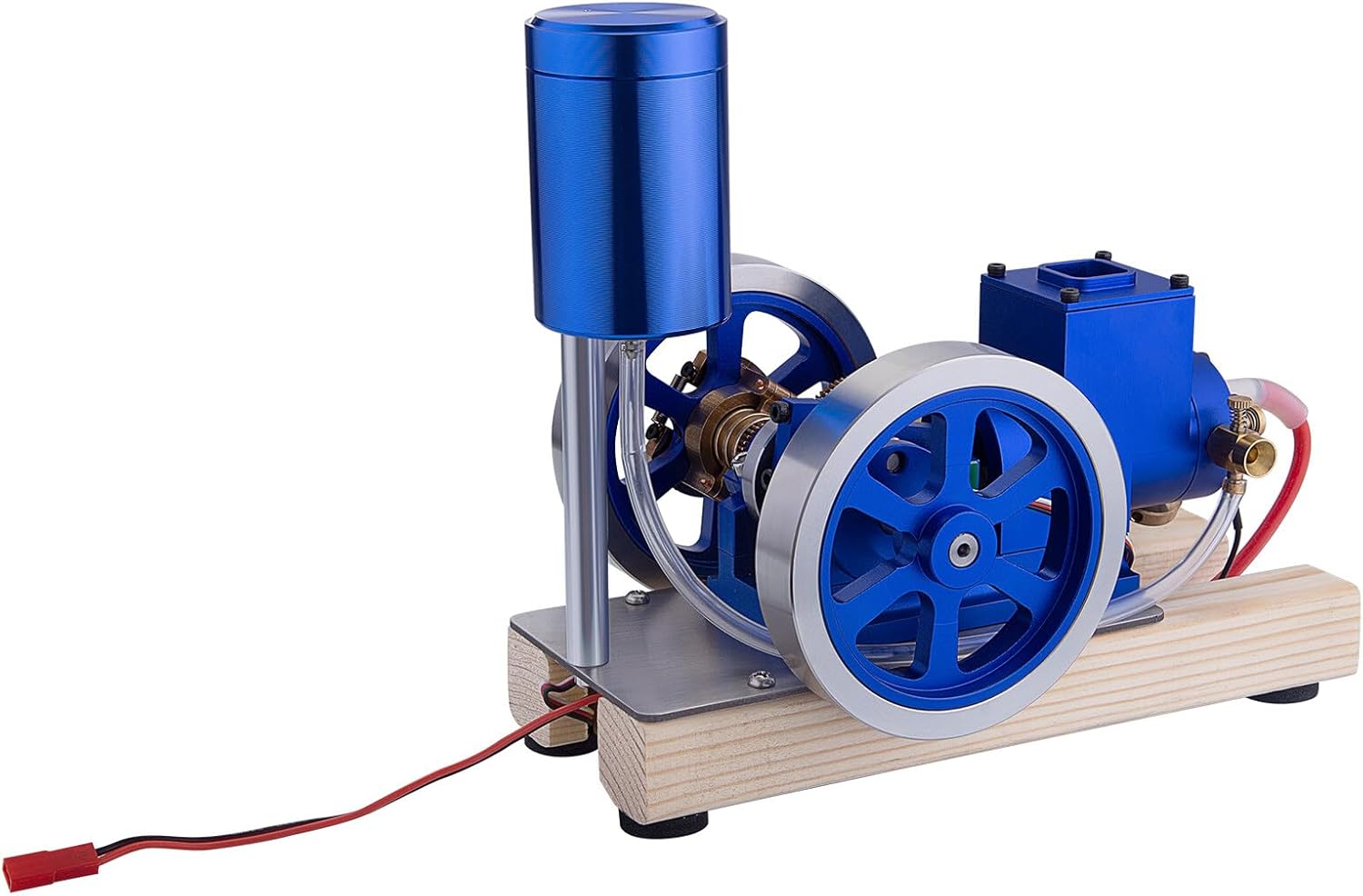 Hit and Miss Engine Model - Water Cooled Gasoline Internal Combustion Engine with Base for Display & Collection