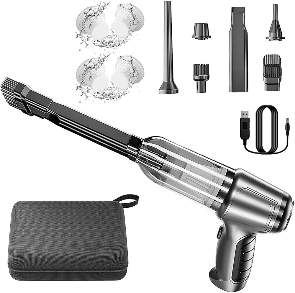 Hand Held Vacuum, Wireless Handheld Car Lightweight Vacuum Cleaner High Power 9000PA Powerful Suction Rechargeable Strong Wireless Handheld Vacuum, for Home/Office