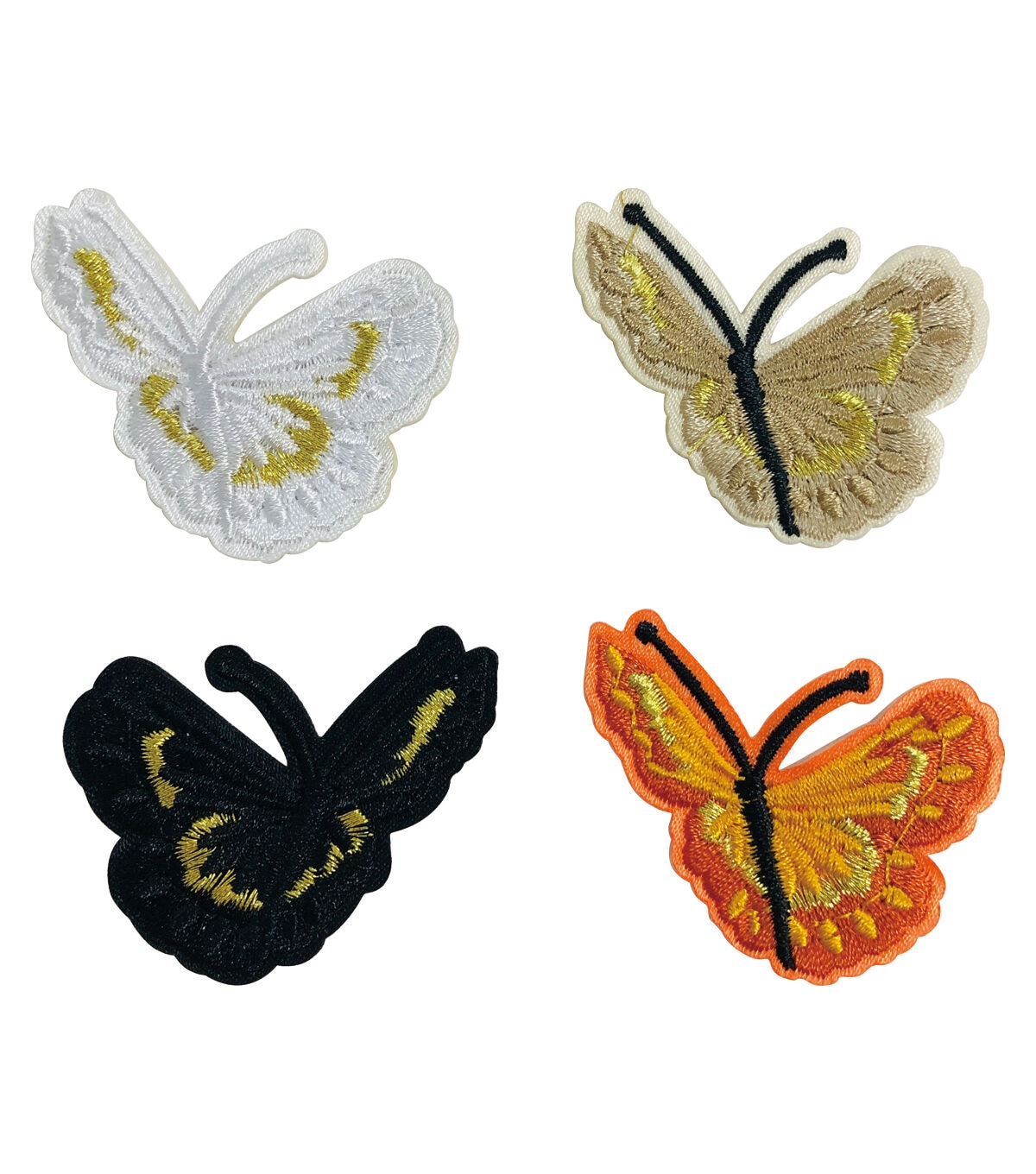 4ct Butterflies Iron On Patches by hildie & jo