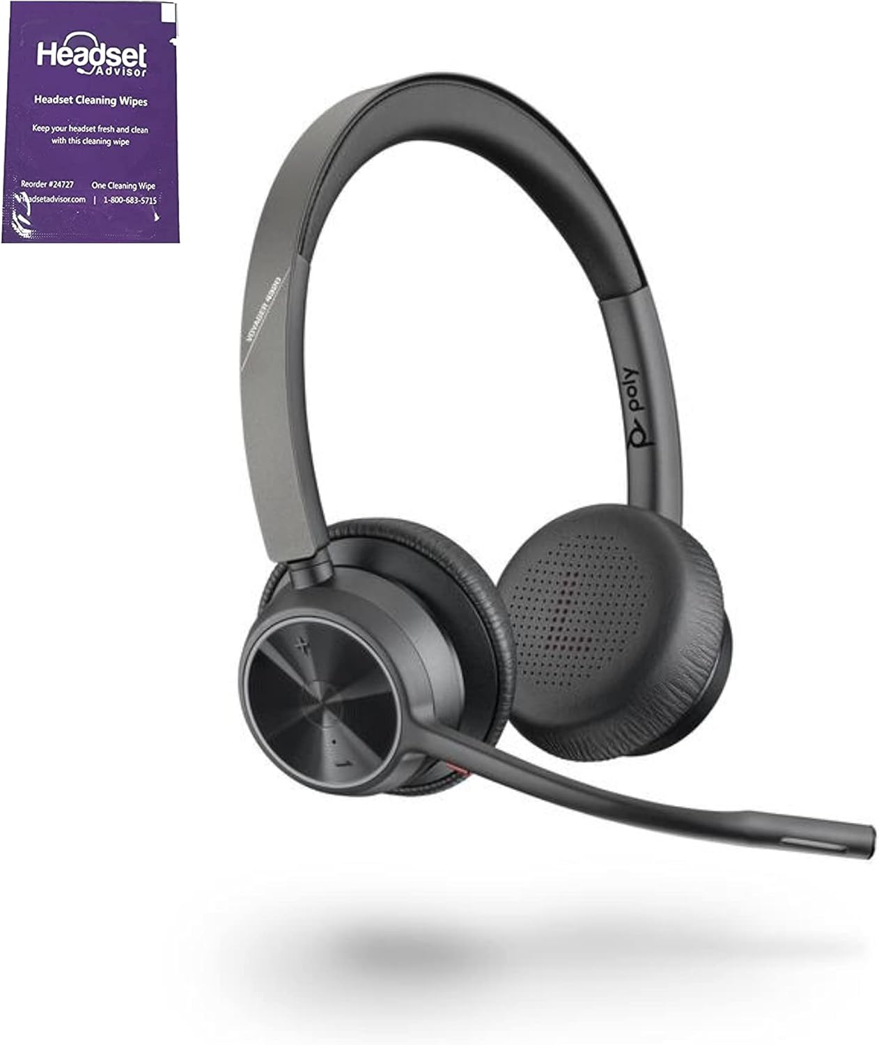 Headset Advisor Bundle Poly Voyager 4320 UC Wireless Headset Without Charging Stand