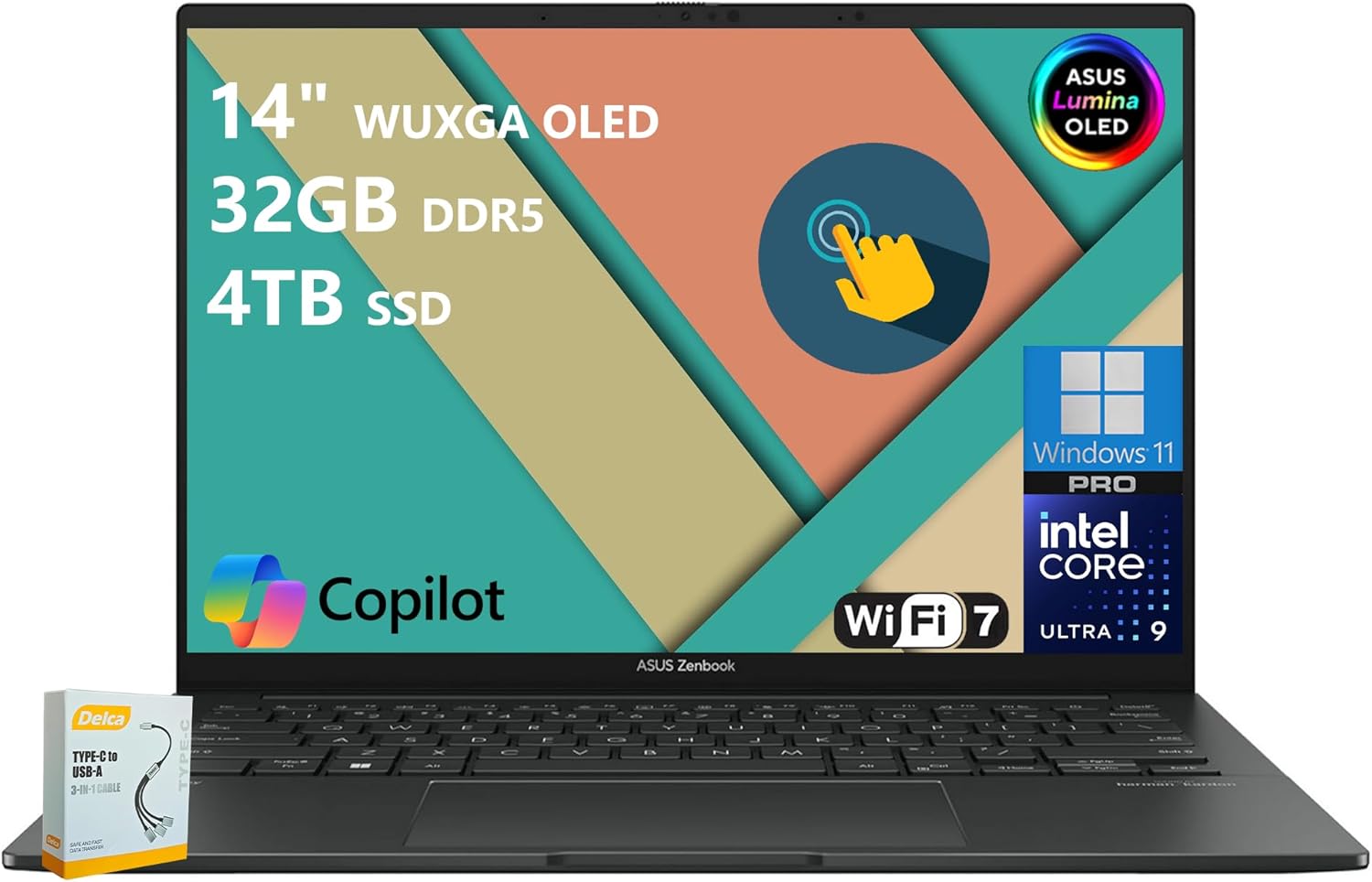 ASUS Zenbook 14 Copilot AI Laptop | 14