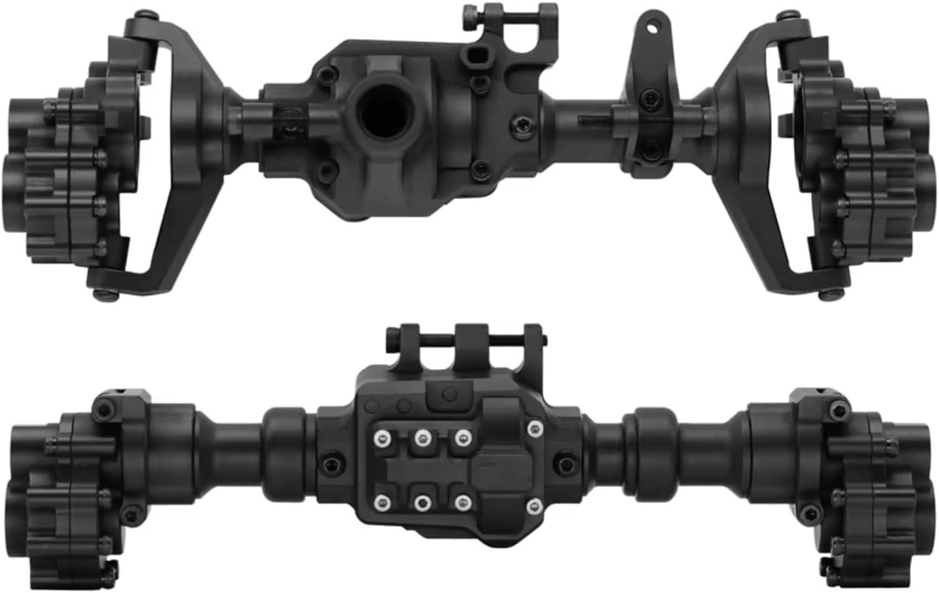 Rc Crawlers Axles For Traxxas For TRX-4 1/10 Alloy Assembled Front Rear Ortal Axles Housing Set Upgrade Parts RC Truck Model Accessory Reapir(1set)