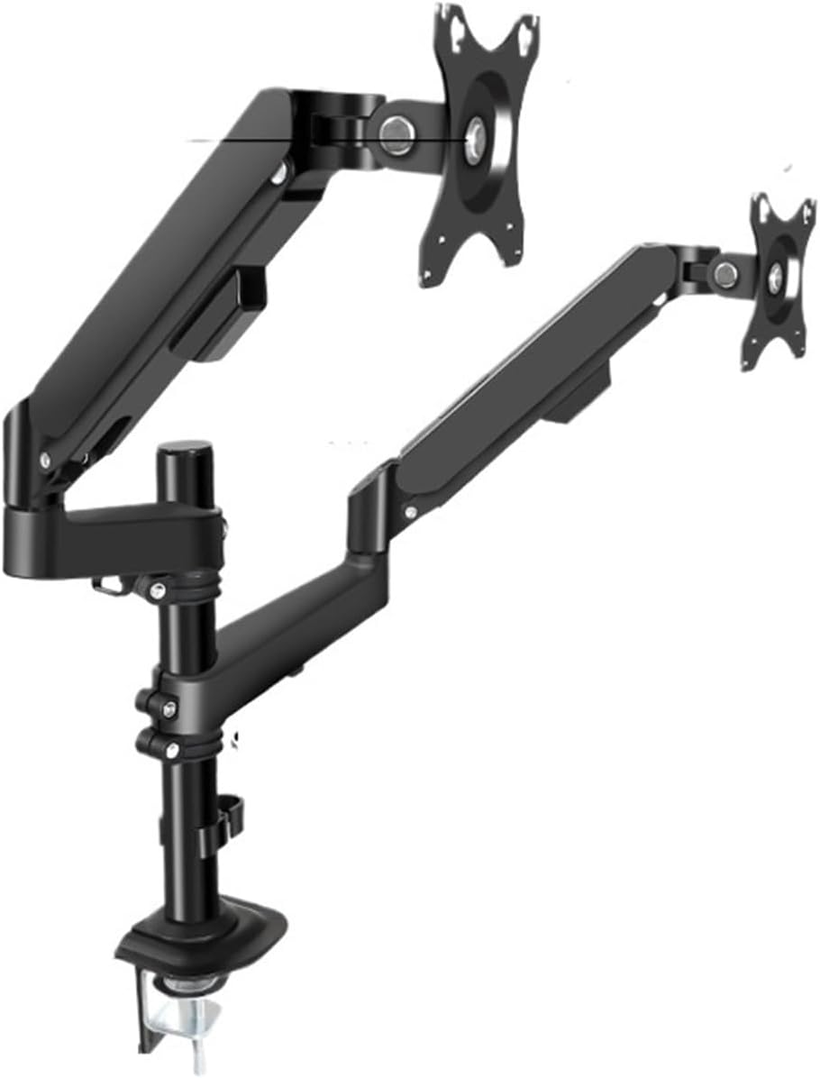 17-30 inch full dynamic height dual monitor desktop stand gas spring LCD TV stand ergonomic stand clip-on stand PC H22
