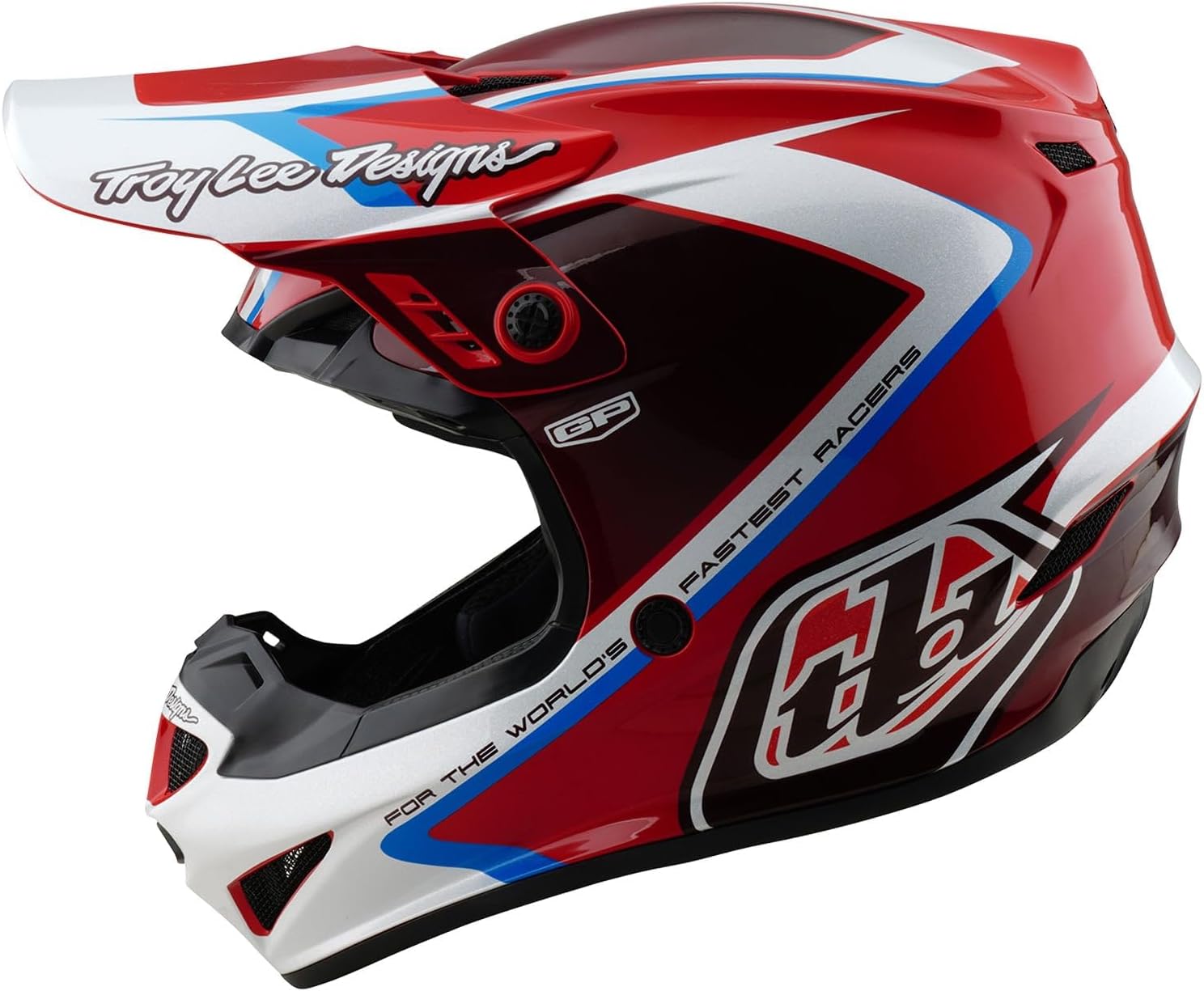 Troy Lee Designs Youth GP Helmet; Shutter RED MD