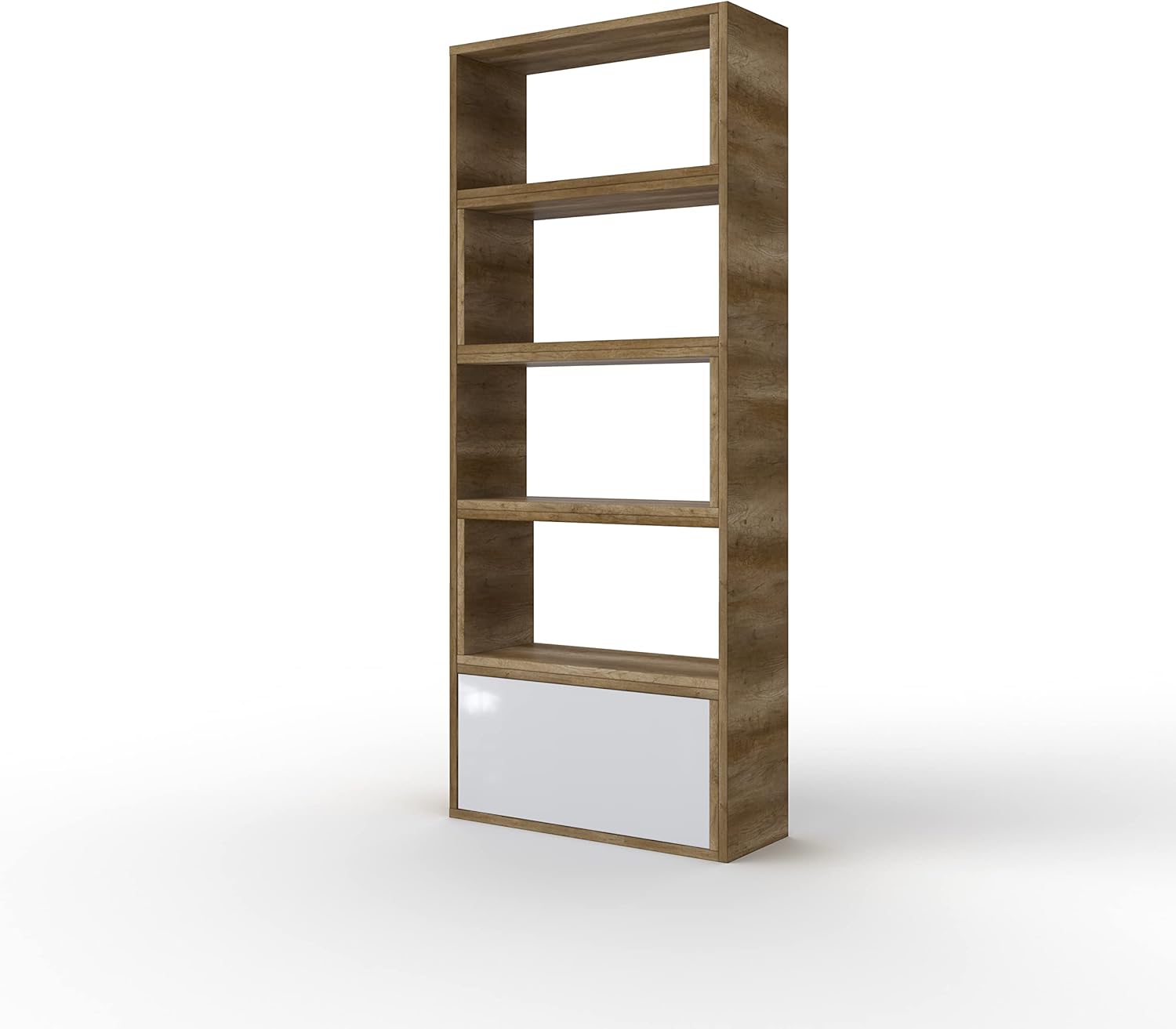 PATO Modular Bookcase (Country Oak/White)