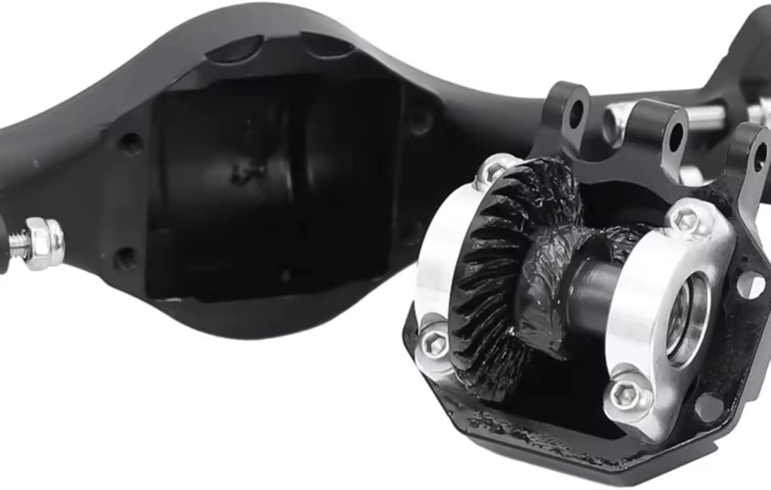 Rc Crawlers Axles For Axial For SCX10 II 90046 90047 A66M 1/10 Front Rear Straight Complete Axles RC Crawler Car Upgrade Parts Model Accessory(Red)