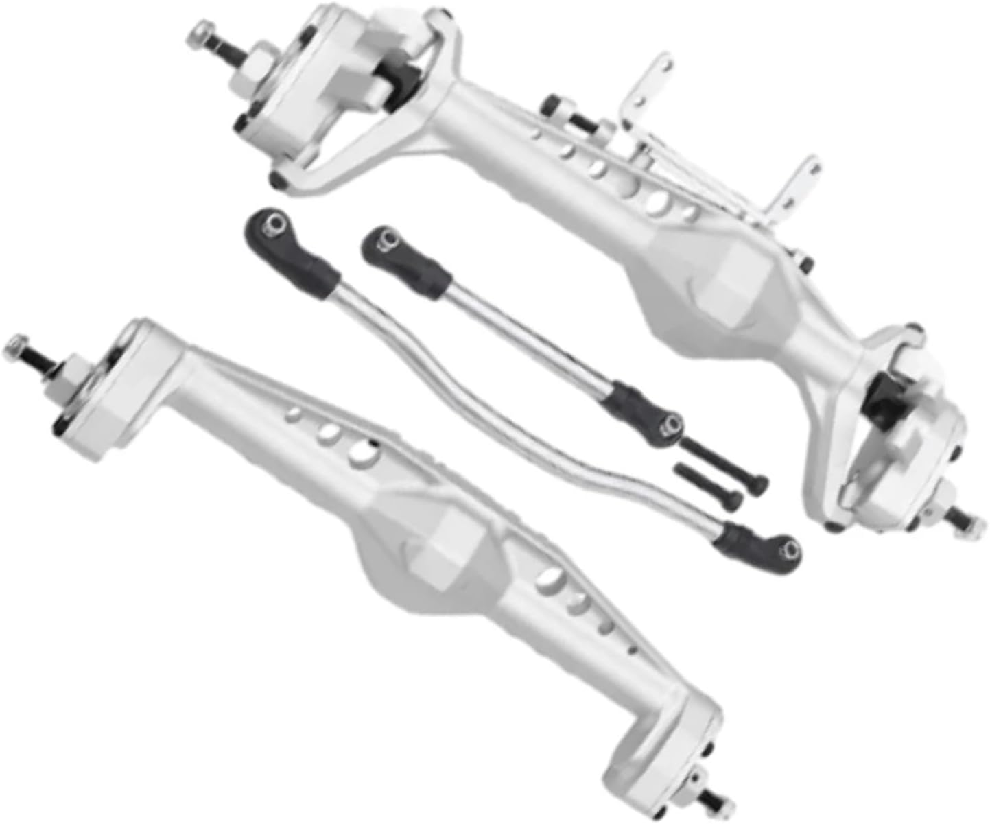 RC Vehicle Axles Compatible with Axial for Capra 1/10 RC Car Part RC Car Accessories Front Rear Axle RC Upgrade Part Aluminum Alloy Protector