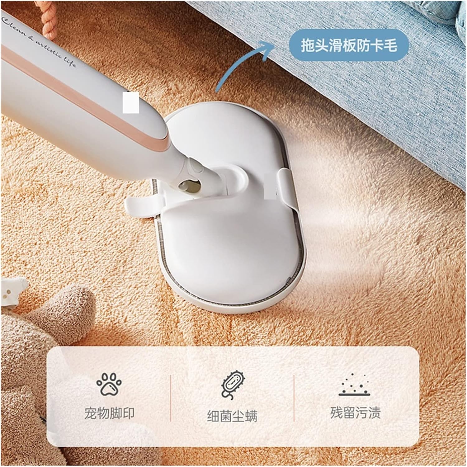 A1DFDFGOQSFG Steam Cleaner Steam Mop Household Multifunctional High Temperature Sterilization and Decontamination Electric Mopping Machine