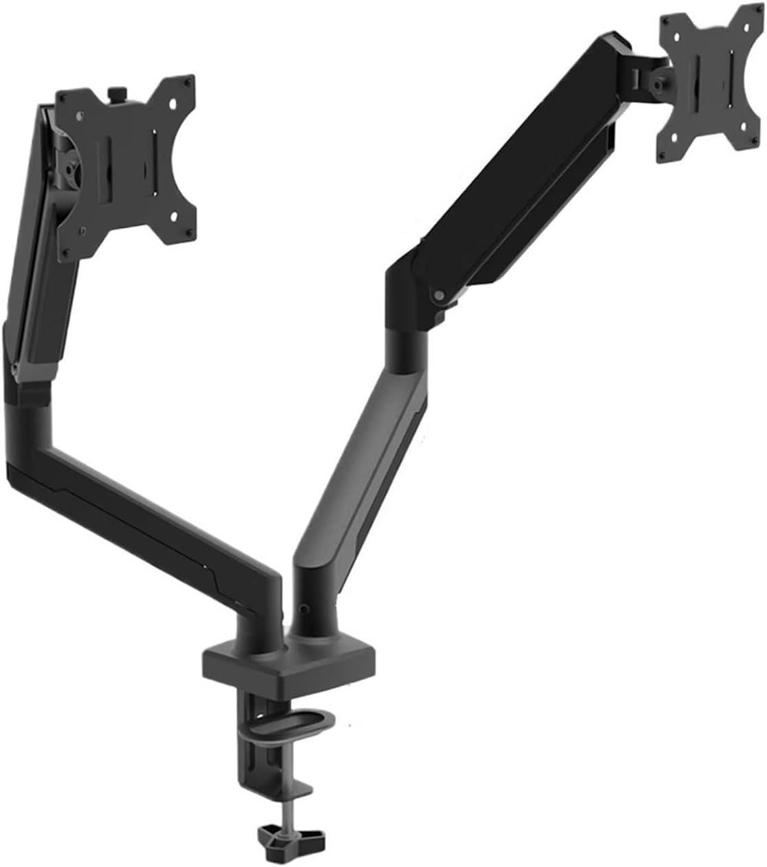 Dual Monitor Stand, Supports up to 32 inches, Each Screen can Bear 19.8 pounds, Computer Desk Stand, Adjustable Gas Spring, 360° Rotation