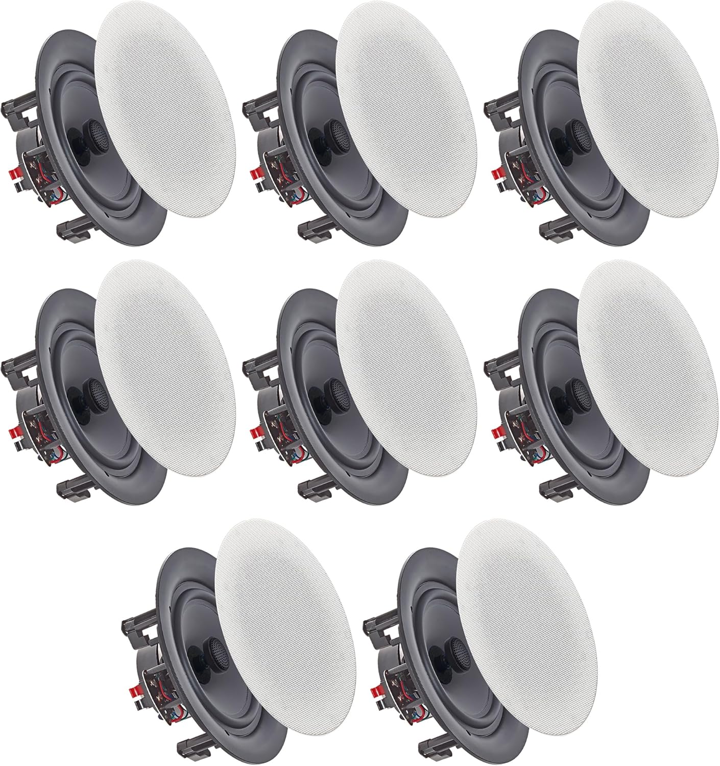 Vaiyer Set of 8 5.25 Inch 8 Ohm 175 Watts Speakers