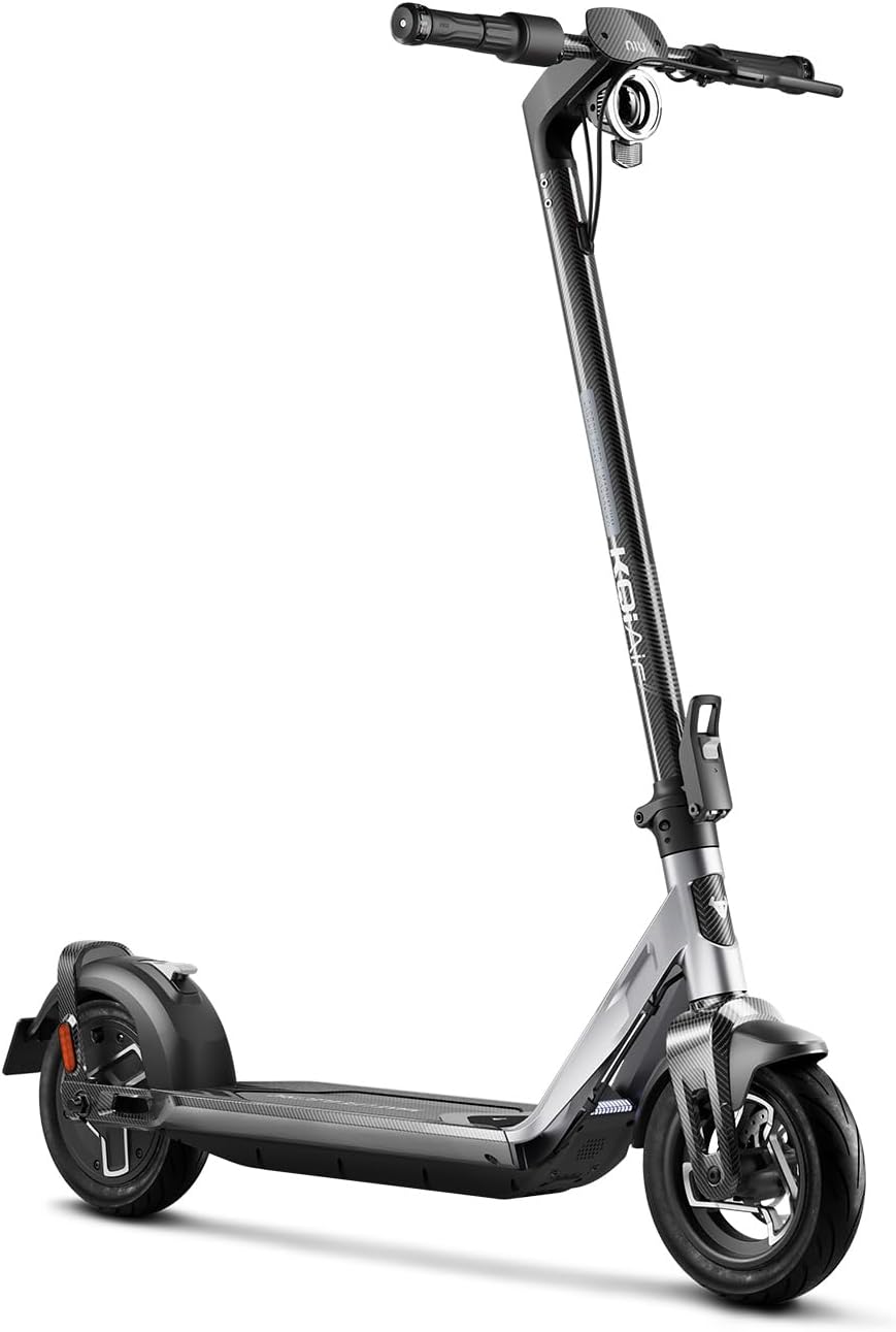 NIU K100P/K300P/K300X Electric Scooter Adult - E Scooter with Suspension, 600-1000W Peak Power, 18-37.3 Miles Max Range, Top Speed 17.4-23.6MPH, Commuting E-Scooter