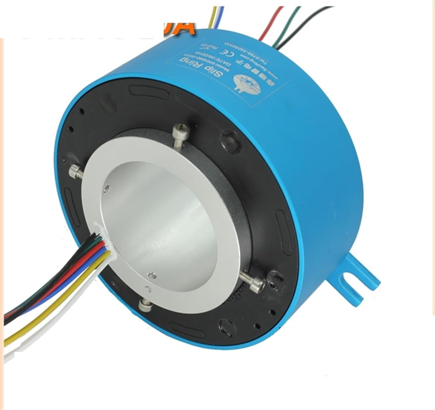 Slip Ring Connector 6 Wires/Circuits 20A with Hole Size 60mm of Through bore Slip Ring