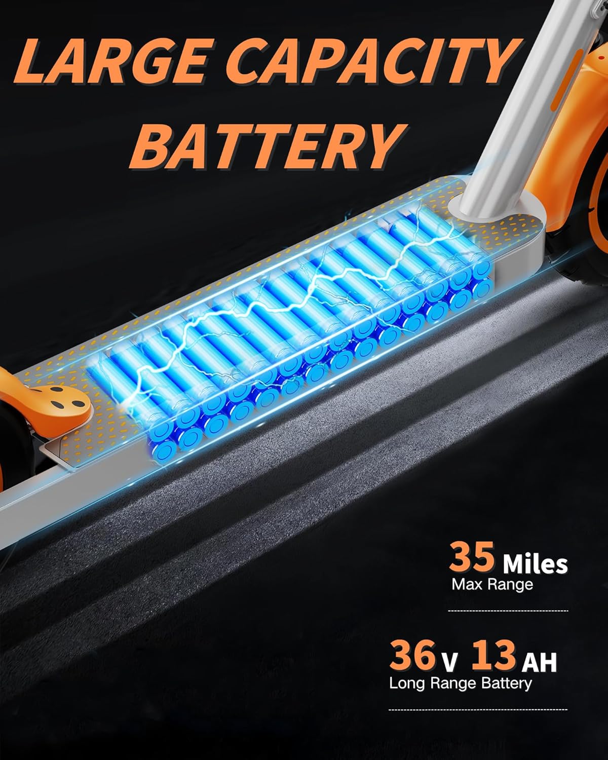 Electric Scooter, 500W/750W/1500W Peak Motor, 8.5