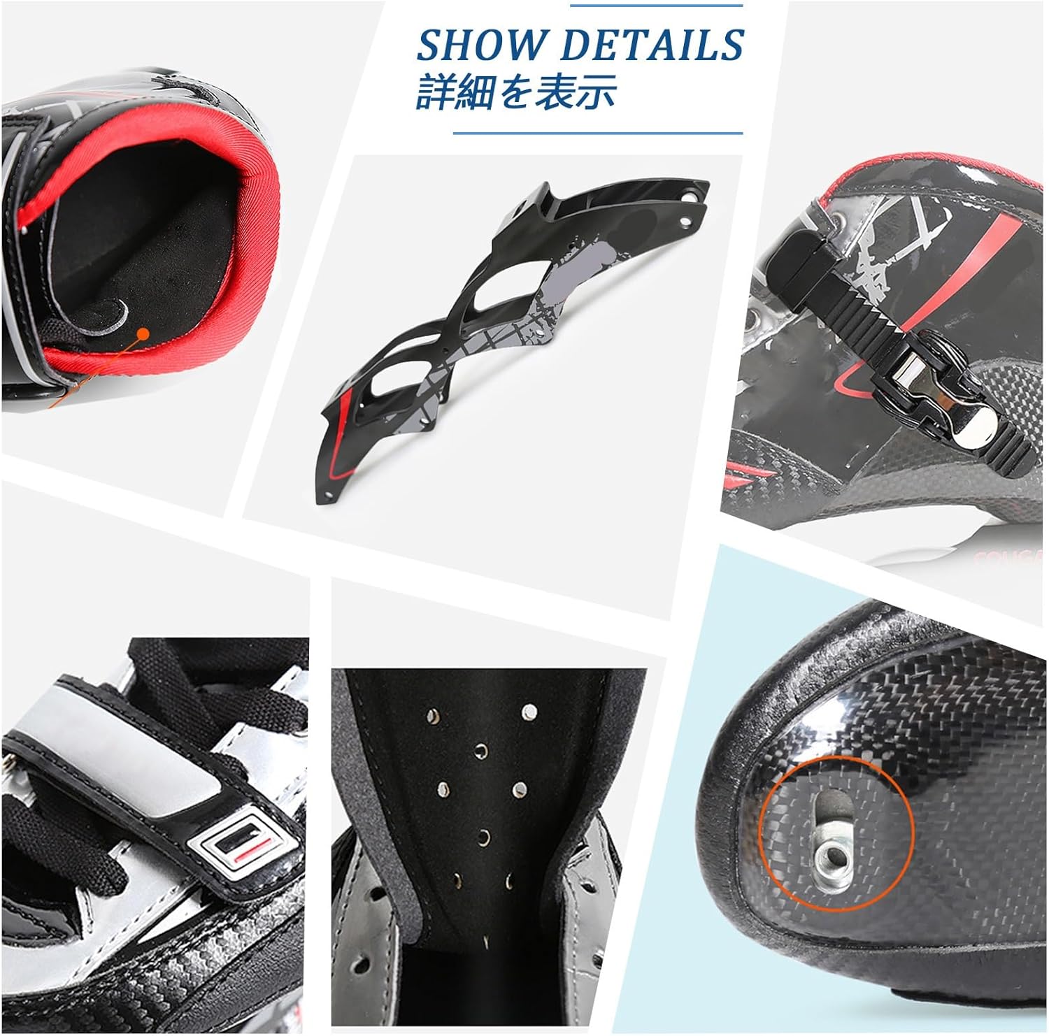 Inline Speed Skates for Men Women, Heat Moldable Professional Carbon Fibre Inline Skates Adult with High Precision ABEC-9 Bearings High Performance Fitness Racing Skates, Unisex