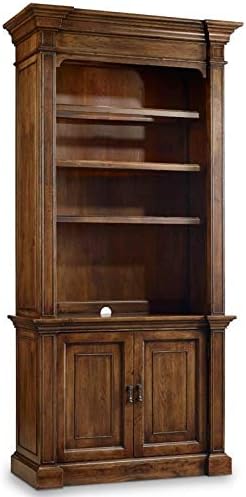 Hooker Furniture Archivist 4 Shelf Bookcase in Pecan