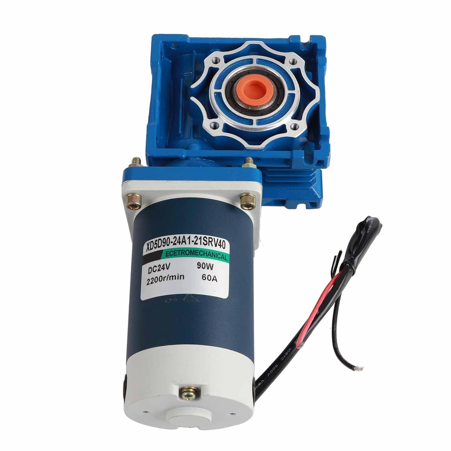 Motor, Stainless Steel Electric Motors Fan Motors Gear Motor Kit DC24V 90W Hobby Rc Vehicle Motors (60)