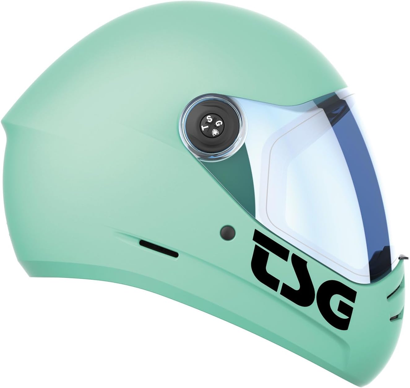 TSG - Pass 2.0 Full-face Premium Helmet w/Two Visors | Downhill Skateboarding, E-Skating, E-Onewheeling, Longboarding | Nose Ports, Air Flow Channels, Ear Slots, Adjustable Cheek Pads | ABS Hardshell