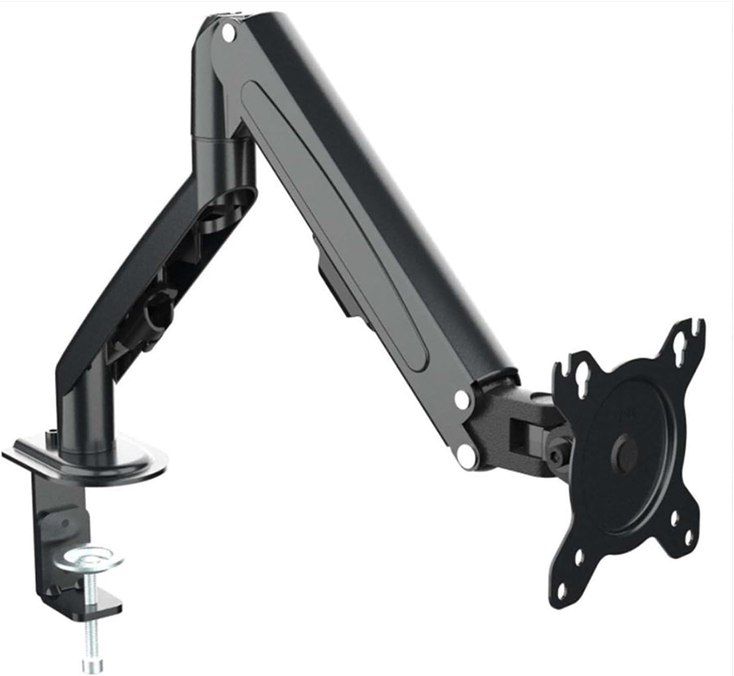 GC08-12 Desktop monitor mounting bracket, suitable for 13 to 27 inches LCD screen rotation and tilt adjustment monitor desktop bracket(Black)