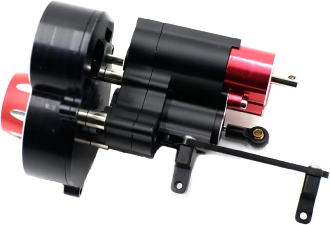 RC Gearboxes For Axial For SCX10 I II III 1/10 Scale Metal 2 Speed Shiftable Transmission Gearbox Upgrade RC Crawler Car