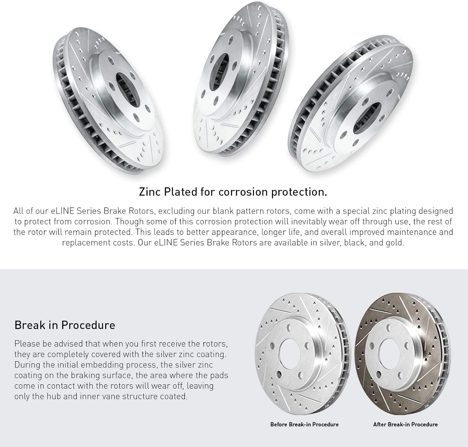 R1 Concepts Front and Rear Brake Kit For 2004 Cadillac XLR, 2008-2009 Cadillac XLR, 1997-2004 Chevrolet Corvette| Drilled Slotted Brake Rotors| Ceramic Brake Pads and Rotors Kit