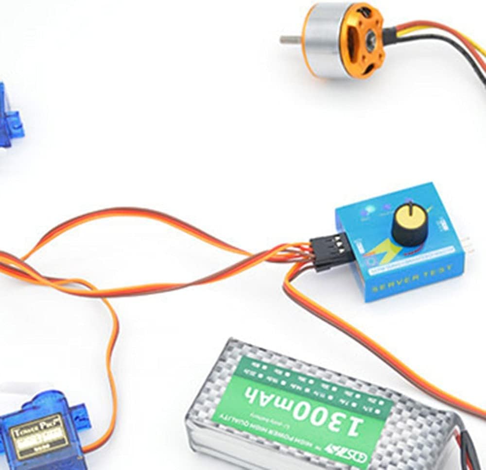 brushless Motor and escBrushless Motor,4Pcs 30A XXD Brushless Speed Controller RC ESC + Multi Servo Tester 3CH ESC 4.8-6V CCPM Master Checker for F450 Multicopter