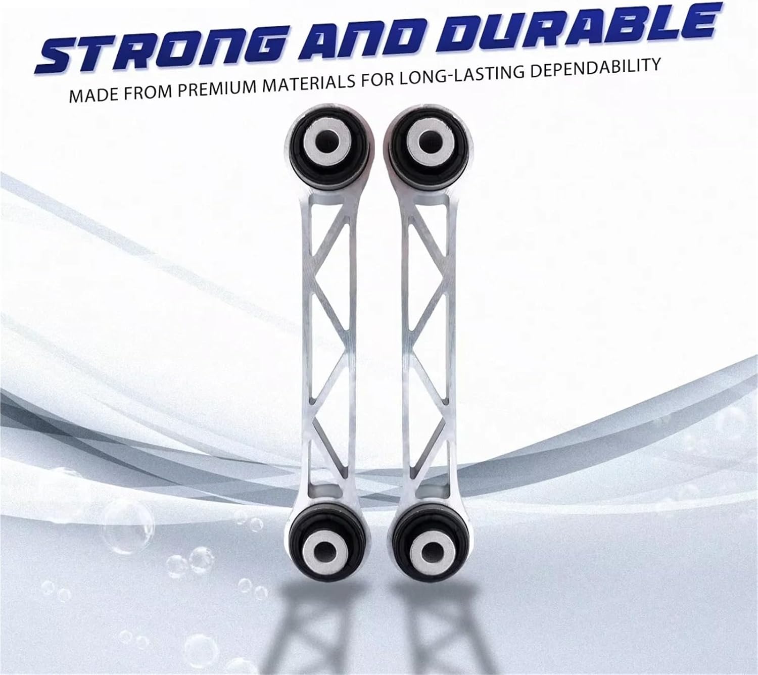 2Pcs Rear Left Right Control Arm Connecting Rod Kits Compatible With Tesla S 2012 2013 2014 2015 2016 2017 2018-2022