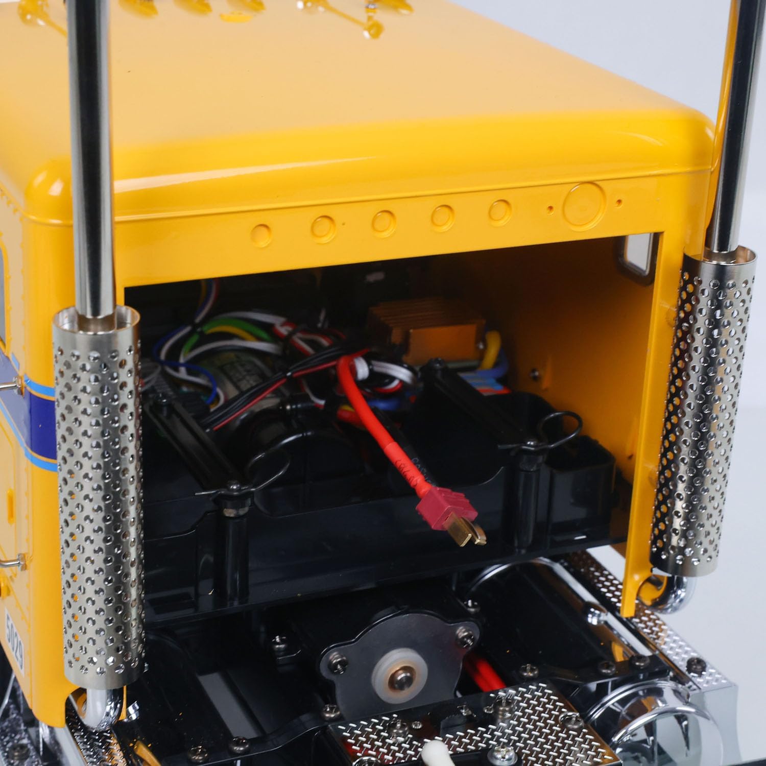 1/14 Remote Control DIY Tractor Truck 6 * 4 for DIY Tamiya Chassis 56304 3Speed Transmission Light Sound System RTR Radio Hobby Grade Model for Ages 14+