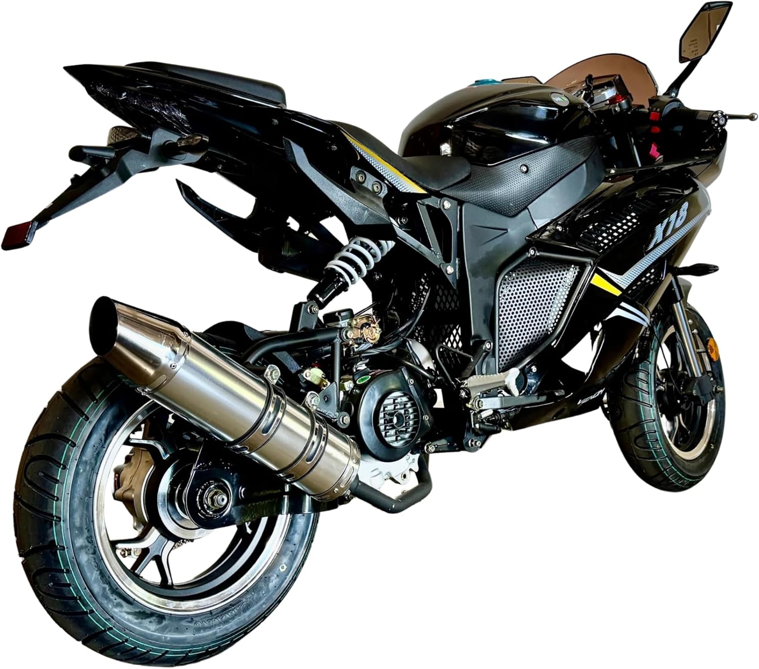 Venom x18 50cc Ninja Motorcycle, Moped Scooter, Automatic RX1, 12