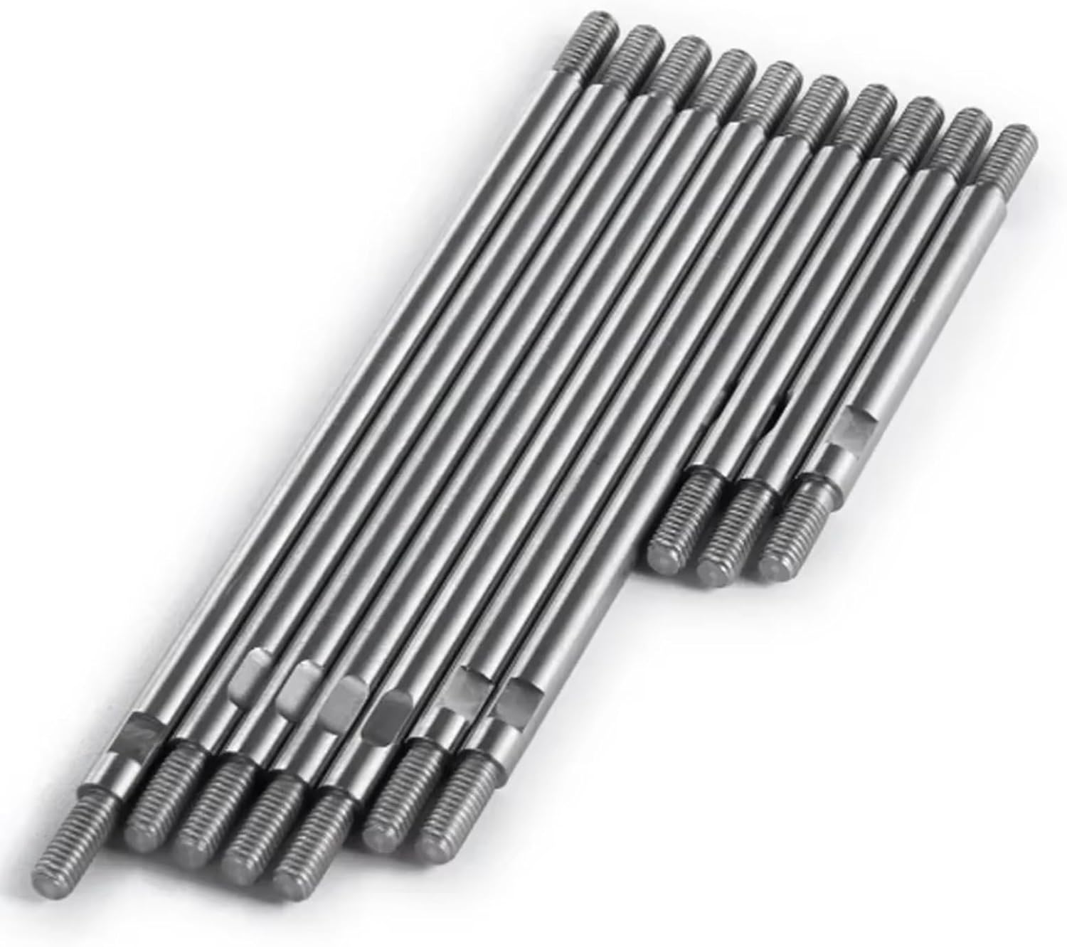 Compatible with Trxs for TRX4 1/10 RC Crawler Car Upgrade Parts 10Pcs Complete Steel 313mm Wheelbase Link Rod RC Car Accessories